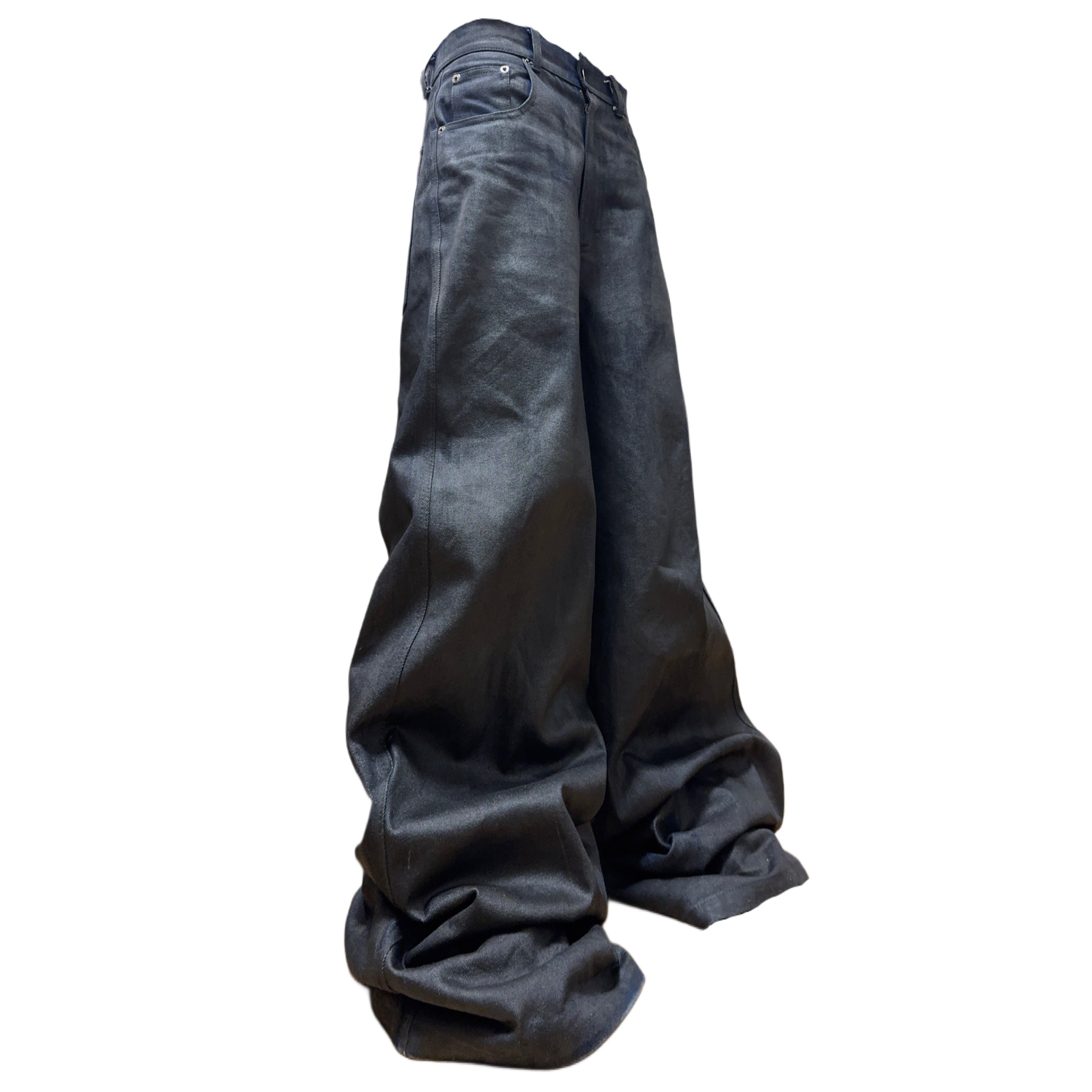 WAXED DENIM PANTS "RAW26"